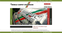 Desktop Screenshot of mobilecarpetshowroom.com